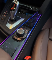 Kit complet d'éclairage d'ambiance pour voiture 12V à conduite à droite, pour Série 3 2013-2019 F30, bande LED dynamique colorée pour tableau de bord