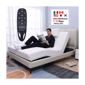 Meisemobel USA Warehouse Adjustable Bed Base Electric Adjustable Bed Foldable Split King Adjustable Bed Frame King Size