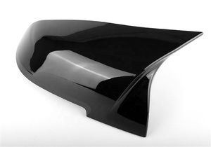 BMW用1ペアサイドバックミラーウィングミラーカバーキャップ12 34シリーズF20 F30 F31 F32 F34 F36 E84 2014-2018ABSグロスブラック - Product Image 4