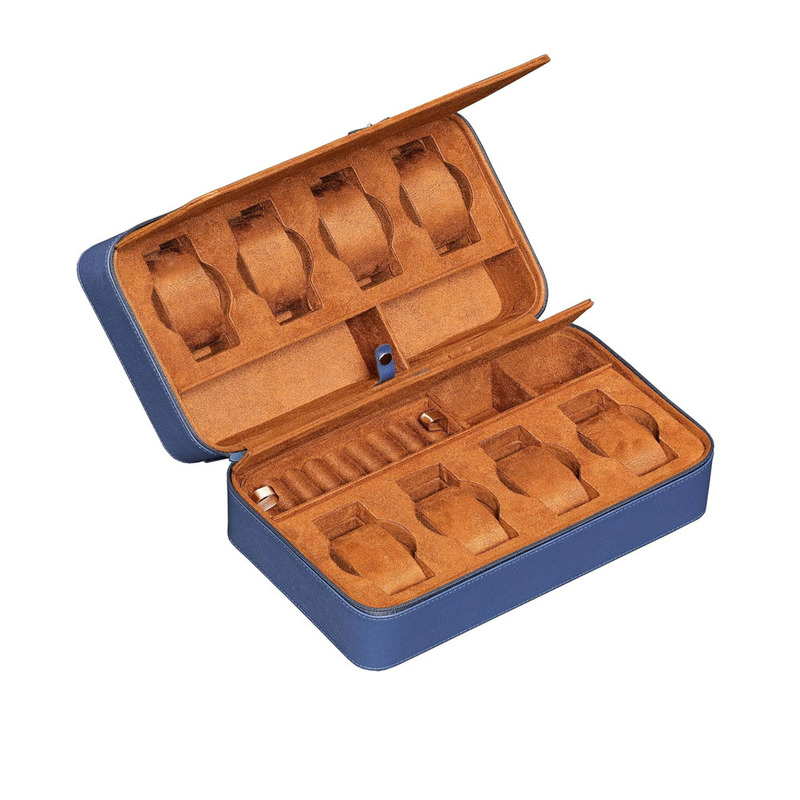 Luxury 8 Watch Jewelry Travel Case
