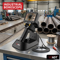 Endoscope industriel HD 1080P, câble de 3,9 mm, 2 m, étanche IP67, boroscope articulé portable pour l'entretien des conduites de freinage ferroviaires