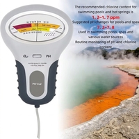 Détecteur de chlore portable 2 en 1 PH CL2, testeur de chlore 5.5-9.0pH, moniteur de qualité de l'eau pour piscine