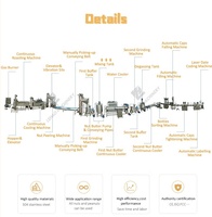 Ligne de production de beurre de cacahuète Lehao une heure par cycle, prix d'usine, certifiée CE, 500 kg, Afrique du Sud, Kirghizistan, Ouzbékistan, Philippines, Pérou