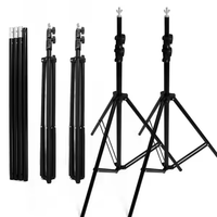 Kit de support de fond de trépied de 2m 3m pour la photographie de produits de portrait et la prise de vue vidéo 2.6m 3 mètres