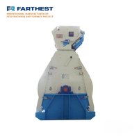 Broyeur à marteaux industriel pour aliments pour animaux et poissons avec système cyclonique
