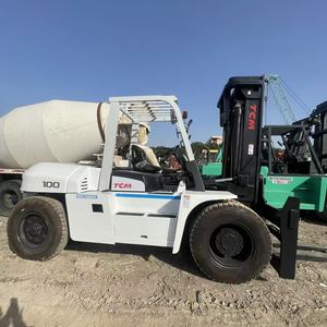 中古<span class=keywords><strong>TCM</strong></span> FD100 10トンミニフォークリフト、エンジンポンプ＆モーター搭載-日本製低稼働時間、テスト済み認定済み、上海中国ヤード在庫あり - Product Image 2