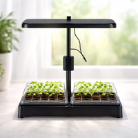 Mini système de culture hydroponique de bureau moderne, lampe de culture LED, jardinière intelligente, kit de germination pour plantes aromatiques et fleurs d'intérieur