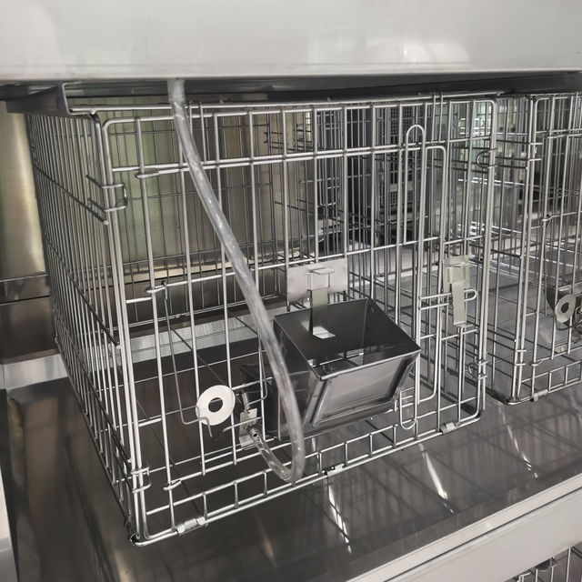 Laboratory Stainless Steel Small Animal Breeding and Feeding Cage Experiment Cage for Rabbit