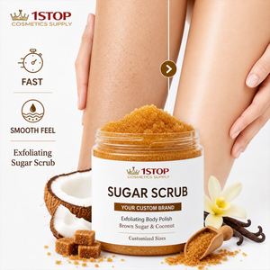 Crème exfoliante corporelle au beurre de karité hydratante en profondeur <span class=keywords><strong>pour</strong></span> la revitalisation des peaux sèches, formule complète - Product Image 1