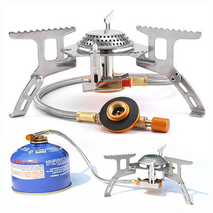 Réchaud de camping pliable portable à prix réduit, vente directe d'usine, sac de transport - Product Image 1