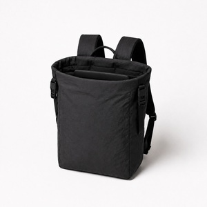 Mochila enrollable de nailon lavado, mochila de día para viajeros, repelente al agua, con compartimento para portátil, logotipo personalizado - Product Image 4
