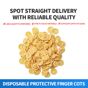 Protège-doigts en latex de qualité industrielle, sans poussière, antistatique et jetable, sans poudre, pour les doigts - Product Image 4