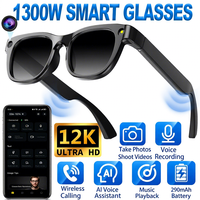 Gafas Inteligentes E06S con Cámara de 13MP, Grabación 1080P, Antivibración, Llamadas Manos Libres, Música, Traducción por Voz con IA, Gafas de Sol