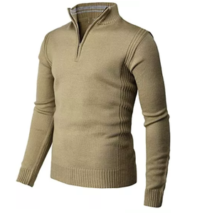 HBS821 Customized Maining Long Sleeve Pullover Plain <b>Turtleneck</b> Knitted <b>Sweater</b> for Men Chunky Knit <b>Sweater</b> - Product Image 5