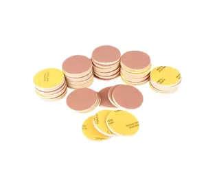 Gran oferta gancho terciopelo rosa 3C espuma abrasiva papel de lija espuma disco abrasivo disco de esponja de lijado con interfaz de espuma