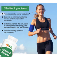 Capsules de Vitamine B Complexe Directement de l'Usine avec Folate et Vitamine B12 pour un Système Nerveux Optimal