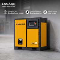 Compresseur d'air à vis rotatif silencieux LOGICAIR 22 kW VSD, usage industriel intensif, 365 CFM 400 CFM, pour sablage