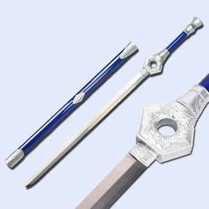 <span class=keywords><strong>La</strong></span> Espada <span class=keywords><strong>del</strong></span> Corazón Liso de Ji Ruxue de <span class=keywords><strong>la</strong></span> <span class=keywords><strong>Leyenda</strong></span> de los Rangers, Arma de Cosplay de Anime, Espada de Madera, Accesorio - Product Image 2