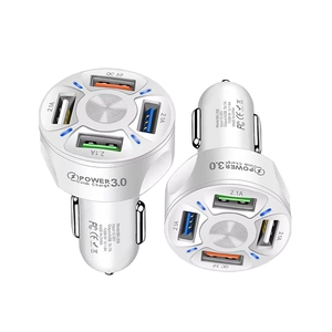 <span class=keywords><strong>Meilleur</strong></span> vendeur, chargeur de voiture portable à 4 ports USB avec charge rapide QC3.0, station d'accueil pour ordinateur portable, adaptateur <span class=keywords><strong>pas</strong></span> <span class=keywords><strong>cher</strong></span> pour <span class=keywords><strong>2022</strong></span> - Product Image 4