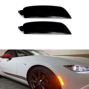 ไฟเลี้ยวข้างตัวถัง Mazda Miata MX5 สีดำพร้อมไฟสีแดง สำหรับปี 2016 ขึ้นไป ชุดอัพเกรด - Product Image 3