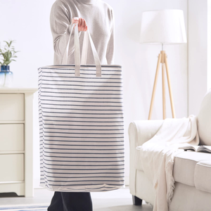 Household Popular <b>Large</b> Collapsible Laundry Basket Freestanding Clothes <b>Hamper</b> With Easy Carry Long Handles - Product Image 1