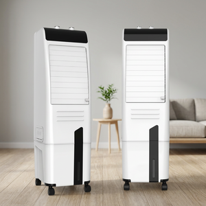Refroidisseur d'air portable efficace de 30 L, système de refroidissement à tour avec longue portée d'air, design peu encombrant pour une utilisation domestique moderne - Product Image 1