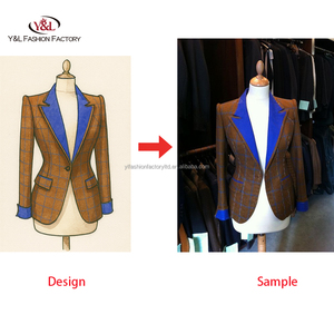 Servizi di Sartoria Personalizzati OEM ODM di Alta Qualità con Basso MOQ Completi da Chiesa per Donne di Colore e Tailleur Pantalone da Ufficio per <span class=keywords><strong>Donna</strong></span> - Product Image 2