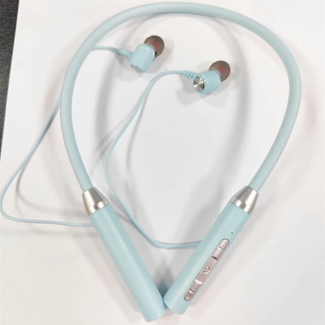 Sports Wireless Headset Neck-mounted Large Battery Binaural Magnetic Suction Neck-mounted Mobile Phone Headset Cheapest Earphone