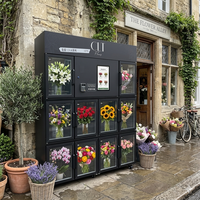 Máquina Expendedora de Flores JOYVEND de 10 Puertas con Lector de Tarjetas y Código QR, Monitoreo Remoto y Múltiples Opciones de Pago para Centros Comerciales, Hoteles y Floristerías