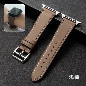 Genuine leather strap for iwatch SE 8 7 6 5 4 3 2 1 head Genuine leather strap Applicable to apple 38 40 41 mm 42 44 45 mm