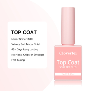 Vernis à ongles super brillant effet verre, couche de finition laiteuse blanche, <span class=keywords><strong>gel</strong></span> UV pour couche de finition et de <span class=keywords><strong>base</strong></span> - Product Image 4