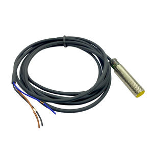 Capteur de proximité métallique intégré M12 NPN & PNP DC 24V Normalement ouvert/Normalement fermé Interrupteur inductif circulaire - Product Image 1