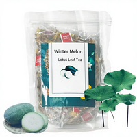 OEM ODM Teh Herbal Daun Teratai Melon Musim Dingin GMP Halal 20 Sachet 40g dengan Kulit Jeruk Krisan Biji Cassia