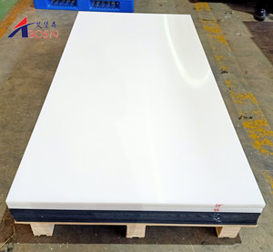 Lámina <span class=keywords><strong>de</strong></span> UHMWPE Virgen <span class=keywords><strong>de</strong></span> 1/2" x 4x8', Placa <span class=keywords><strong>de</strong></span> UHMWPE Resistente al Desgaste para Rieles Guía <span class=keywords><strong>de</strong></span> Transportadores, Revestimientos <span class=keywords><strong>de</strong></span> Canales, Tableros para Maquinaria Alimentaria - Product Image 1