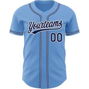 LTOCMKIY Botón personalizado Jersey de béisbol Camiseta de softball deportiva personalizada Número de nombre cosido Diseño de patrón liso transpirable - Product Image 4