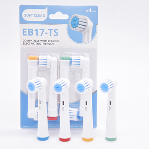 Têtes de brosse à dents électriques EB17-TS, poils souples, lot de 4, compatibles avec les marques les plus réputées, pour adultes - Product Image 4