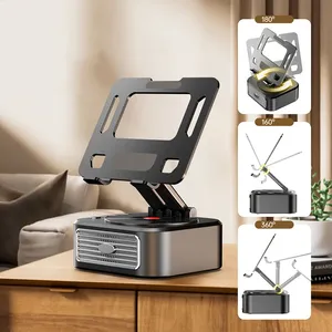 Supporto per Tablet da Scrivania Multifunzionale Rotante a 360° con Altoparlante BT, Dispositivo Audio Portatile per Fitness ed Esercizio, Porta Telefono - Product Image 1