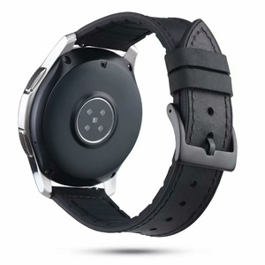 Correas de Reloj YHQ para Samsung <span class=keywords><strong>Galaxy</strong></span> <span class=keywords><strong>Watch</strong></span> 42MM <span class=keywords><strong>46MM</strong></span>, Silicona + Correas de <span class=keywords><strong>Cuero</strong></span> Genuino - Product Image 3