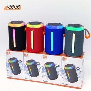 S636 Vente directe d'usine 800mah C-port Enceinte portable de <span class=keywords><strong>nouveauté</strong></span> avec éclairage LED extérieur, lumière d'ambiance nocturne, enceinte de voyage et de fête - Product Image 2