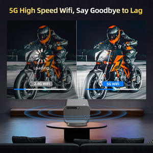 P20 Pro DLP Mini Chiếu 4K Android 13 5G Wifi6 2 + 16G Rom Giá Tốt Nhất Đầy Đủ HD LED Mini Máy Chiếu Đứng Túi Xách Tay - Product Image 5