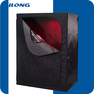 Qilong 2-người nhà hiện đại Spa phòng tắm hơi đầy đủ cơ thể xách tay Acrylic hồng ngoại phòng tắm hơi hộp điều khiển từ xa cho căn hộ biệt thự khách sạn - Product Image 1