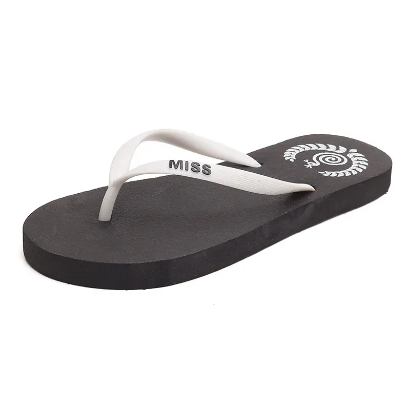 Flip flops Mulheres Verão Flat verão praia casual chinelo flip-flops ao ar livre Wedge Flipflops Chinelos Para Meninas