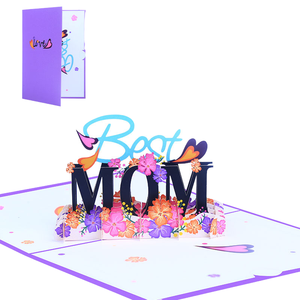 Carte <span class=keywords><strong>de</strong></span> vœux 3D papillon floral en papier, meilleure carte pop-up <span class=keywords><strong>pour</strong></span> la fête des mères et la rentrée scolaire, <span class=keywords><strong>cadeau</strong></span> <span class=keywords><strong>pour</strong></span> <span class=keywords><strong>maman</strong></span>, épouse, <span class=keywords><strong>anniversaire</strong></span> - Product Image 1