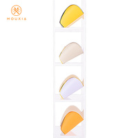 Étui à lunettes élégant en cuir PU, style enveloppe, trois tons de couleur, avec logo personnalisé