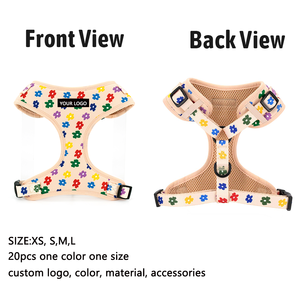 <span class=keywords><strong>Harness</strong></span> Vest Anjing Berbahan Neoprene Lembut, Bernapas, Tanpa Tarik, dan Dapat Disesuaikan untuk Berjalan dan Latihan - Product Image 3