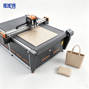 Découpeuse automatique de cuir à économie d'énergie REMEYA, durable, pour la dédelaminatation des empeignes de chaussures, avec revêtement de surface sans décalamination, table numérique à plat - Product Image 1