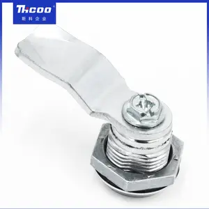 Triangle Key Inset Compression Latch Lock For Glass Door Mail -Boxes Lock Panel Cabinet