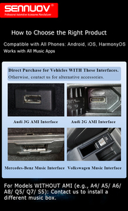 อะแดปเตอร์บลูทูธสำหรับระบบ Audi Ami MMI + Mercedes-Benz รองรับ<span class=keywords><strong>เพลง</strong></span>การควบคุมพวงมาลัย - Product Image 4