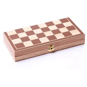 Wooden Chess Board Game 12 Inch 13.5 Inch Set Best Seller Folding Portable Chess Game Toys for Adults and Kids