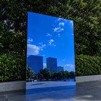 Plaque de miroir acrylique verte de 1 mm, 1220x1830 mm